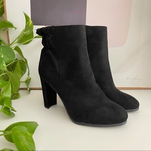 Black Suede Booties